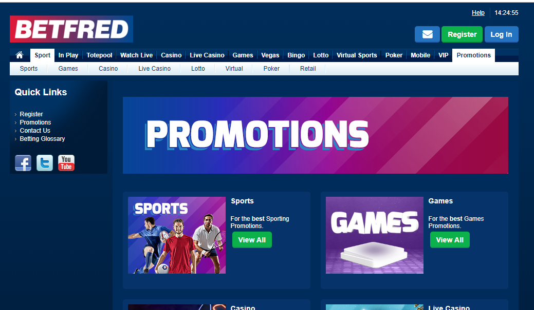 BETFRED Value Promotions