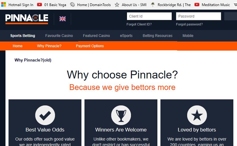 Pinnacle Sports Betting Types 2